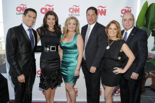 CNNE and CNNI held an upfront event in New York on Thursday, May 2, 2013.