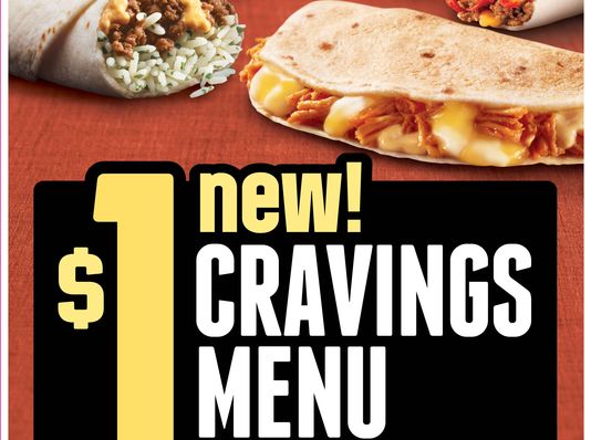 Taco Bell Dollar Craving Menu