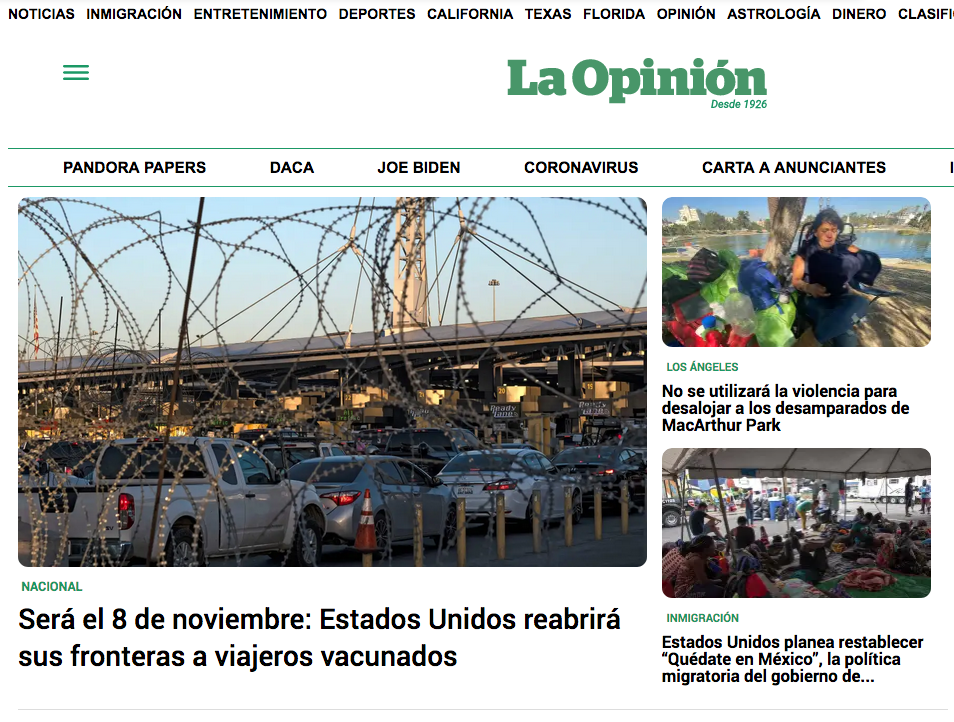 La Opinión Newspaper
